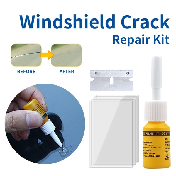 Car Window Repair Fluid Cracked Glass Scratch Repair Kit Windshield Repair  Liquid for Car Auto Window Glasss Crack Restore Tool