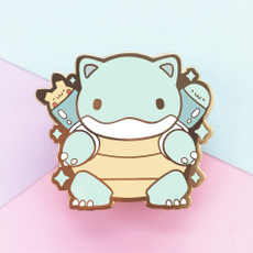 Turtle, cute, Video Games, brooches