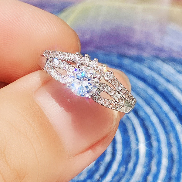 Casual on sale diamond rings