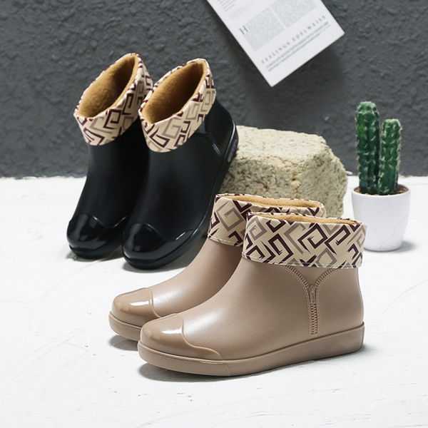 Women's rain clearance boots low cut