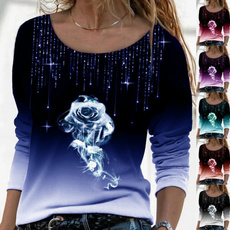 women pullover, Women Blouse, Long Sleeve, Autumn Shirts