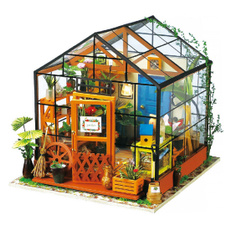 house, Mini, led, diy