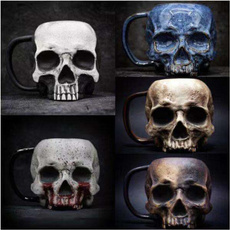 Decorative, water, Head, skull
