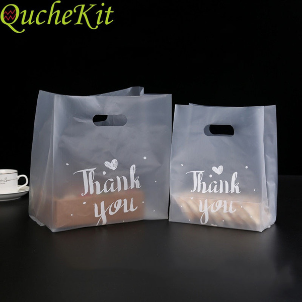 Prime Line Packaging Small Clear Plastic Bags with Soft Loop Handles Gifts  Bulk 50 Pcs 8x4x10, 50 Pcs - Foods Co.