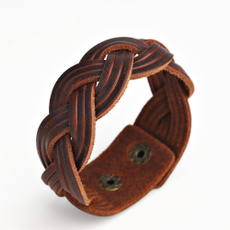 Charm Bracelet, brown, cuff bracelet, Fashion