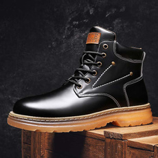 platformboot, Fashion, Leather Boots, leather