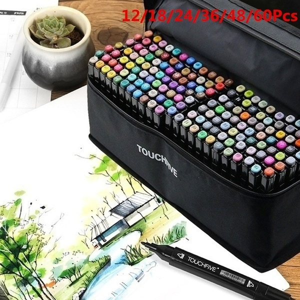 60 Colors Art Markers, Dual Tip Drawing Pens For Artist Adults Drawing,  Sketching, Coloring, Highlighting, Illustration, Anime Design, Art Sketch  Draw