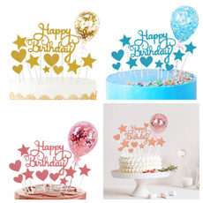 decoration, ballooncaketopper, lovely, happybirthdaycakedecoration