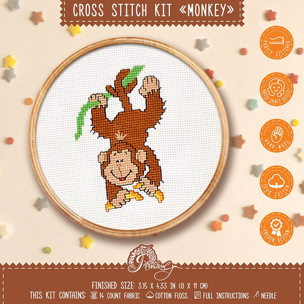 stitch.ly counted cross stitch kits for beginners - adults and
