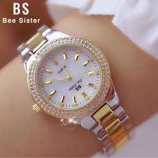 quartz, gold, WATCH WOMEN, Dress