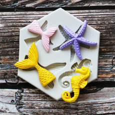 Decor, mermaid, Baking, starfish