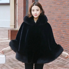 fur coat, shawlcloak, fur, Winter