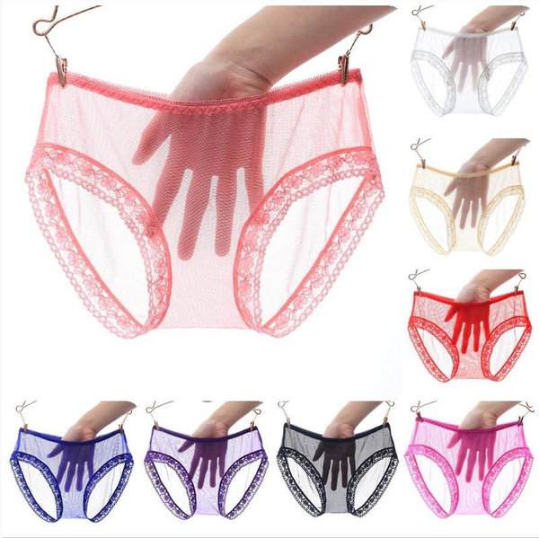 Stylish Lady Lace Briefs Ladies Transparent women string Panties Women Thong  Women Underwear Panties