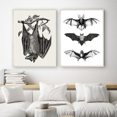 Goth, batposter, art, Home Decor