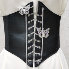 butterfly, wide belt, Fashion, Chain