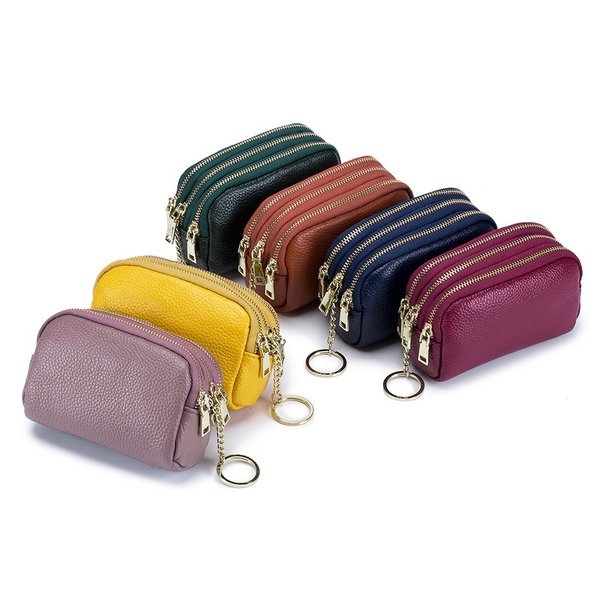 Small leather deals change pouch