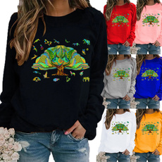 Plus Size, Graphic T-Shirt, pullover sweater, Long Sleeve