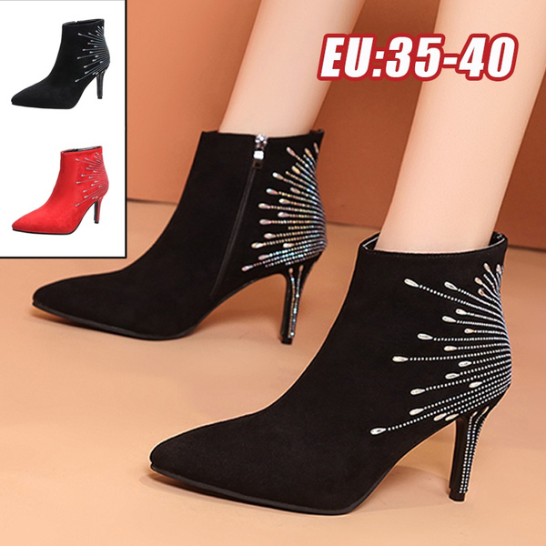 Female Winter Boots Size 41 | Women's Heel Ankle Boots | Women's Winter  Shoes - Women's - Aliexpress
