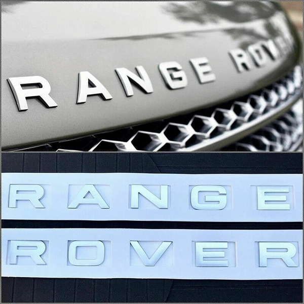 ABS Car Styling Trunk Logo Letters Emblem For Range Rover Sport Evoque