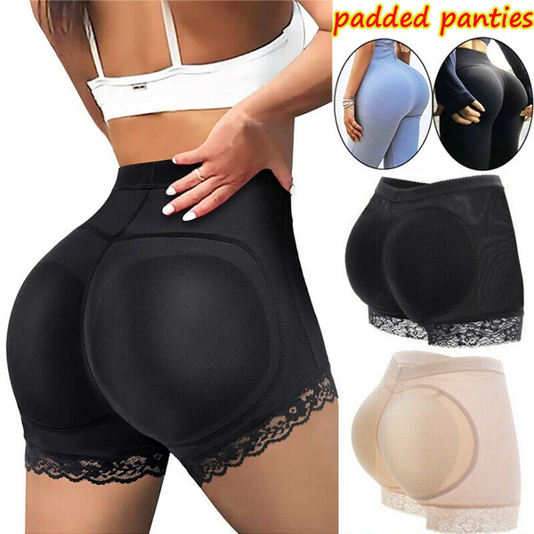 Women Seamless Padded Bum Lifter Panties Hip Up Boyshorts Booty Shorts  Boxer Briefs Buttock Enhancer Underwear Body Shaper Control Panty
