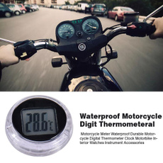 motorcycleaccessorie, motorcycledigitalthermometer, thermometerclock, digitalelectronicthermometerclock
