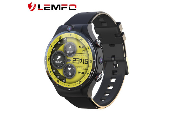 Lemfo LEM15 Smart Watch Men Android 4G GPS Wifi Dual Camera 4GB