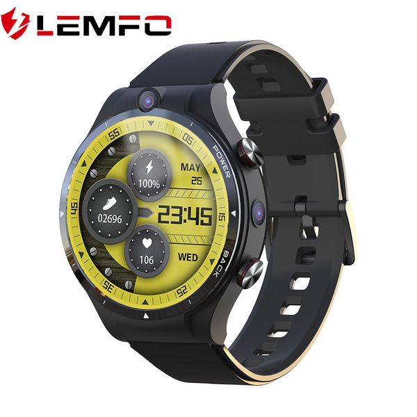 Lemfo LEM15 Smart Watch Men Android 4G GPS Wifi Dual Camera 4GB