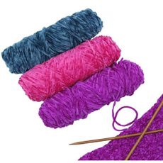 chenilleyarn, handknitting, Knitting, Winter