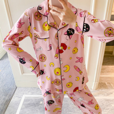 pink, pajamaset, Sleepwear, Sleeve