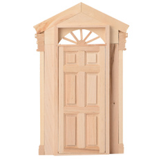 Mini, Door, wooden112dollhousedoor, doll