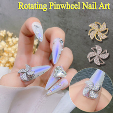 nail decoration, Nails, pinwheelsequin, art