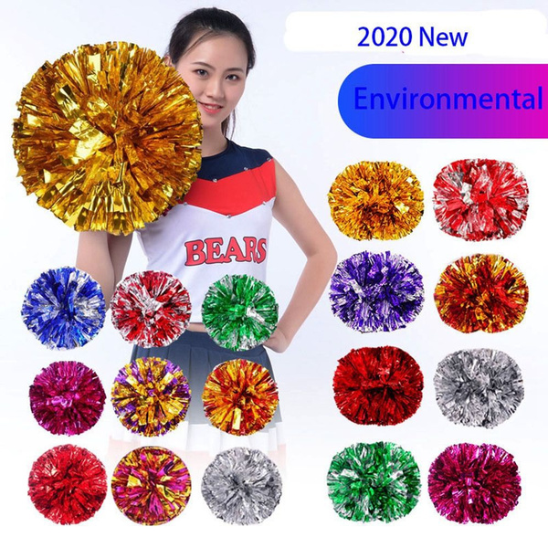 pompoms Club Sport Supplies Dance Party Decorator Cheerleading Cheering Ball 