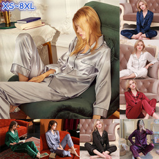 women's pajamas, nightwear, Plus Size, Sleeve