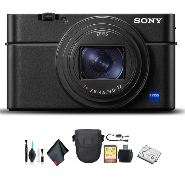 Sony Cyber-Shot DSC-RX100 VI Camera DSCRX100M6/B with Soft Bag