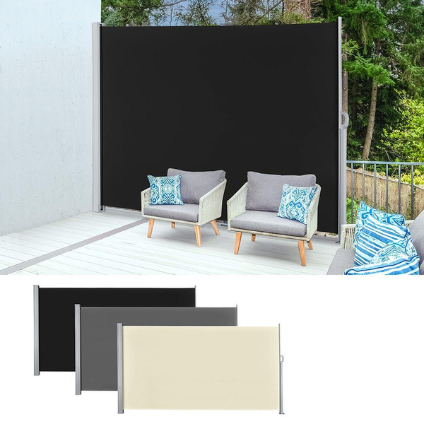 Yescom Retractable Patio Screen Outdoor Partition Side Awning Privacy ...