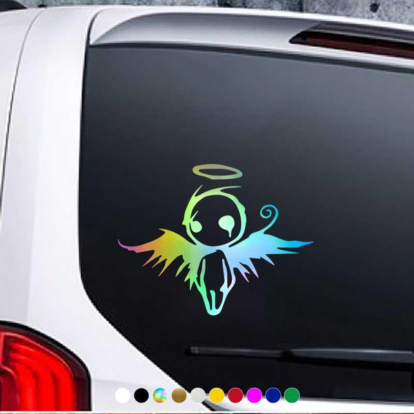 1pc Dark Fallen Angel of Death Car Stickers Motorbike Trucks Windows ...