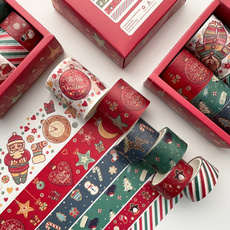 starryskystricker, art, Christmas, multicolortape