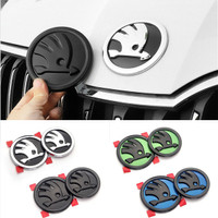 Car Sticker, skoda, skodafrontandrearlogo, Cover