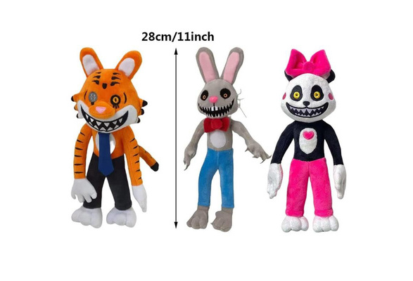 SEBNEEI,27-32cm Horror Game Mr. Hopp's Playhouse 2 Plush Toys Cartoon  Plushie Figure Rabbit Mr Hopp Soft Toy Kids Birthday Gifts 