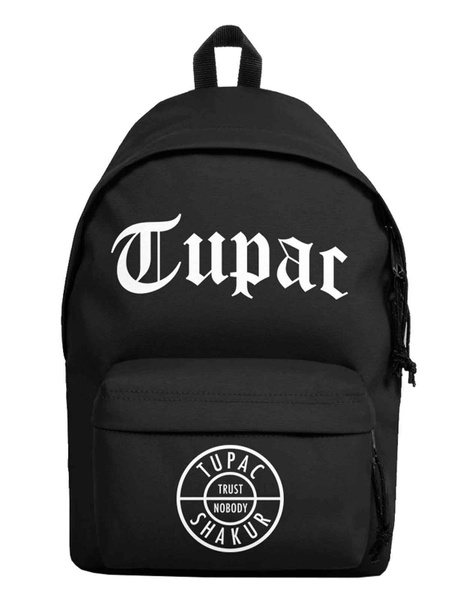 Tupac 2pac Backpack Bag Trust Nobody Logo new Official Black | Wish