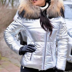 Plus Size, fur, hoodedjacket, winter coat