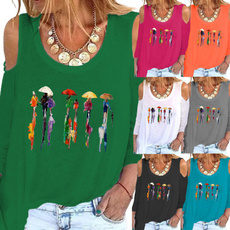 Plus Size, Tops & Blouses, Graphic T-Shirt, Sleeve