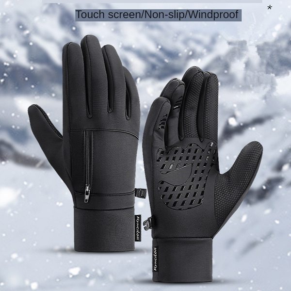 Winter Men Women Ski Snow Gloves Waterproof Cycling Gloves Full