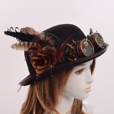 bowler hat, Goth, Fashion, Cosplay