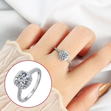 crystal ring, ladysring, wedding ring, 925 silver rings