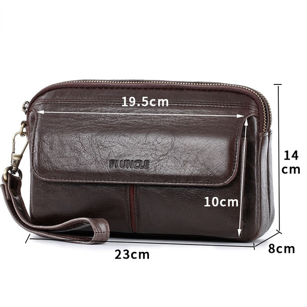Genuine Leather Men's Clutch Bag Wish