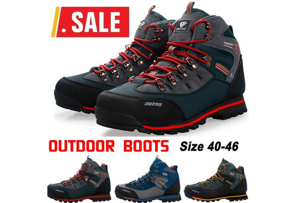 Men Hiking Shoes Winter Mountain Climbing Trekking Boots Top