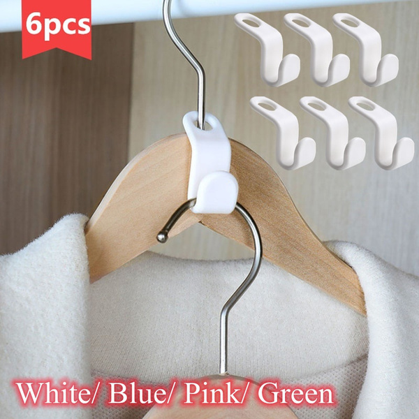 6pcs Magic Hangers Space Saving Hangers Closet Space Saver Hanger