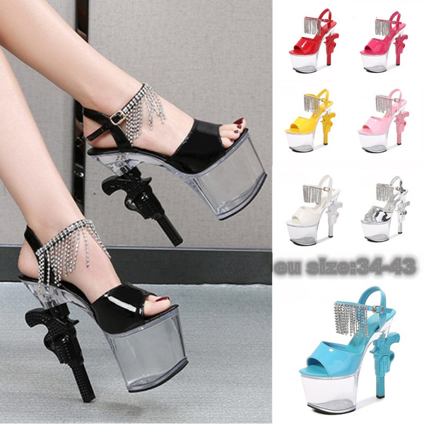 Women Sandals Thick Heels High | Sandals Heel Thick Shoes High - Shoes  Women Sandals - Aliexpress