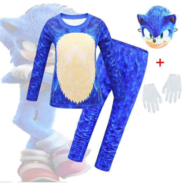 New SONIC RACING Halloween Costumes for Kids Boys Anime SONIC's